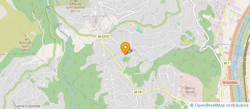 localisation de l'entreprise MONSIEUR JULIEN RATTO  LA GAUDE