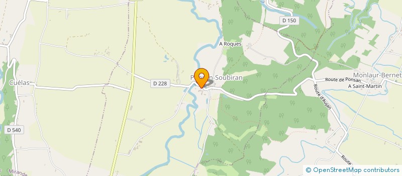 localisation de l'entreprise MONSIEUR JULIEN RAULET  BOURDALAT