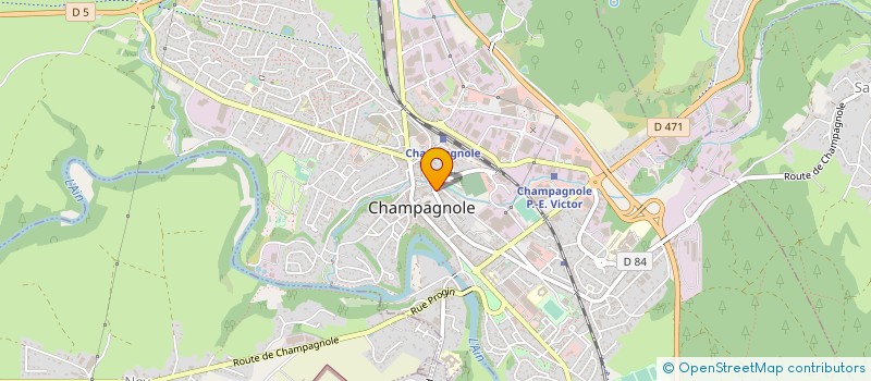 localisation de l'entreprise MONSIEUR JULIEN RAULT à CHAMPAGNOLE