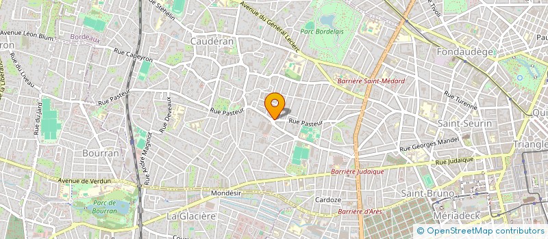 localisation de l'entreprise MONSIEUR JULIEN RAVAUX  BORDEAUX