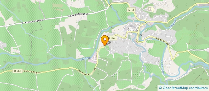 localisation de l'entreprise MONSIEUR JULIEN RAVENEAU à CARCES