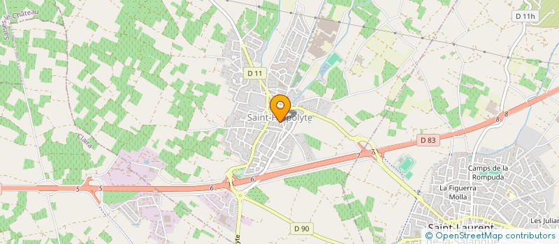 localisation de l'entreprise MONSIEUR JULIEN RAYNAL  SAINT-HIPPOLYTE