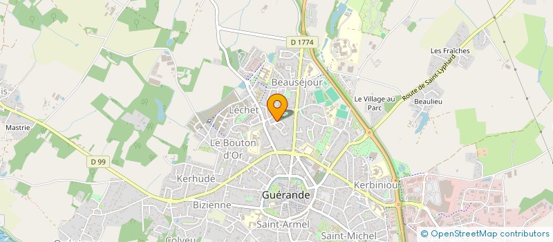 localisation de l'entreprise MONSIEUR JULIEN RAYNAL  GUERANDE