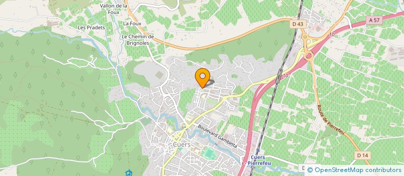 localisation de l'entreprise MONSIEUR JULIEN RAYNE à CUERS