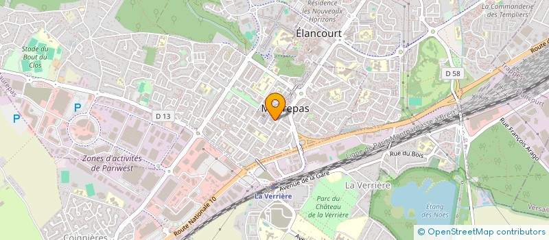 localisation de l'entreprise MONSIEUR JULIEN REDEGER  MAUREPAS