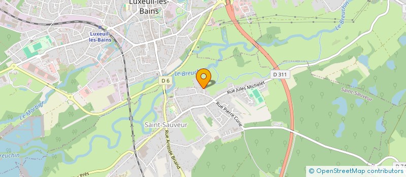 localisation de l'entreprise MONSIEUR JULIEN REDOUTEY  SAINT-SAUVEUR