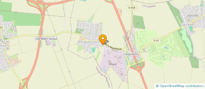 localisation de l'entreprise MONSIEUR JULIEN REFFUVEILLE  CASTINE-EN-PLAINE