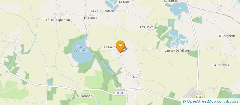 localisation de l'entreprise MONSIEUR JULIEN REGAL  SAINT-AUBIN-DES-CHATEAUX