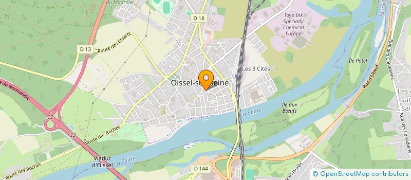 localisation de l'entreprise MONSIEUR JULIEN REGLEY  OISSEL