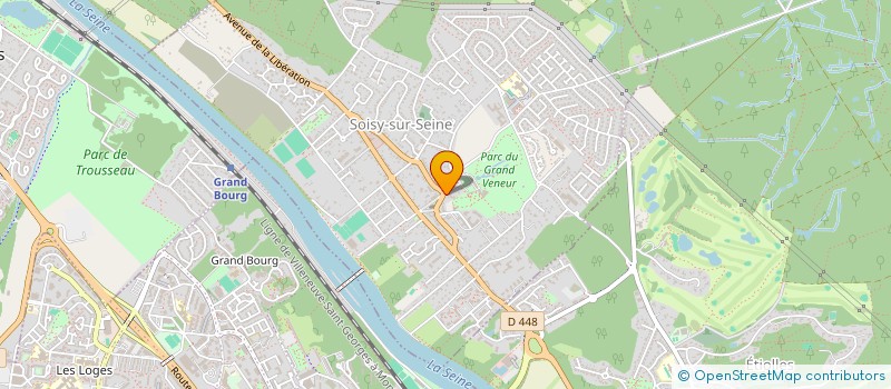 localisation de l'entreprise MONSIEUR JULIEN REGNAULT  SOISY-SUR-SEINE