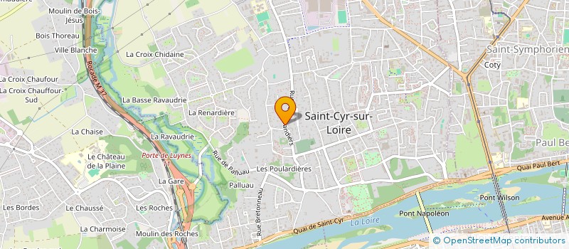 localisation de l'entreprise MONSIEUR JULIEN REIX à SAINT-CYR-SUR-LOIRE
