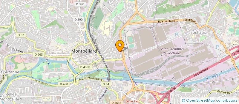 localisation de l'entreprise MONSIEUR JULIEN RELANGE  MONTBELIARD