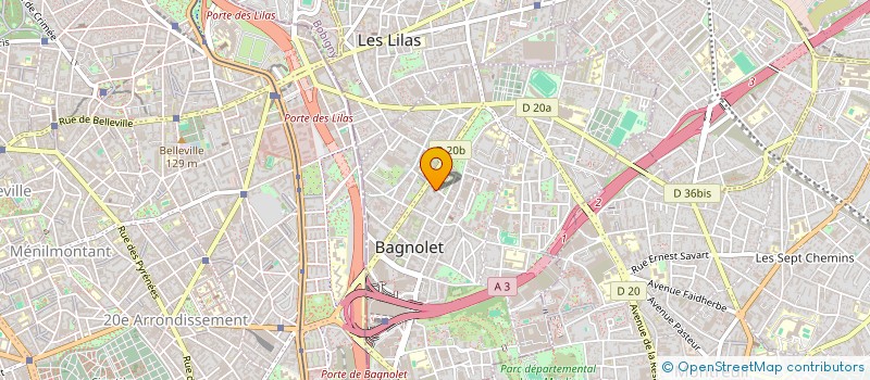 localisation de l'entreprise MONSIEUR JULIEN RELET à BAGNOLET