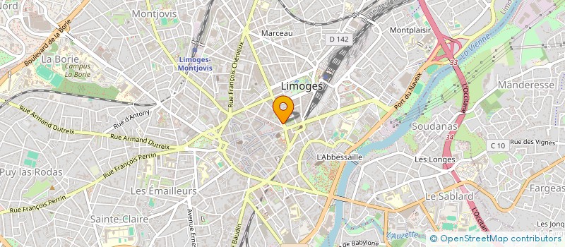 localisation de l'entreprise MONSIEUR JULIEN REMONT à LIMOGES
