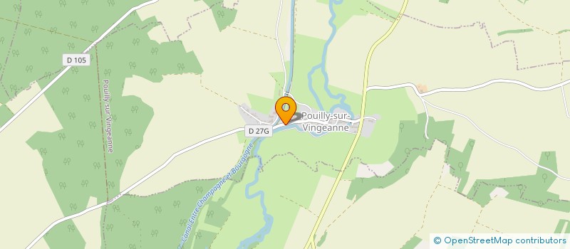 localisation de l'entreprise MONSIEUR JULIEN RENAUDIN  POUILLY-SUR-VINGEANNE