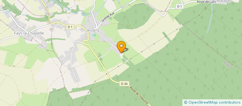 localisation de l'entreprise MONSIEUR JULIEN RENAULT  JEUGNY