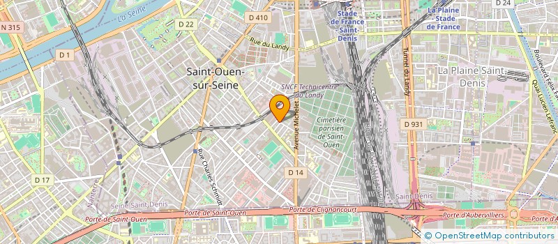 localisation de l'entreprise MONSIEUR JULIEN RENAULT à SAINT-OUEN-SUR-SEINE