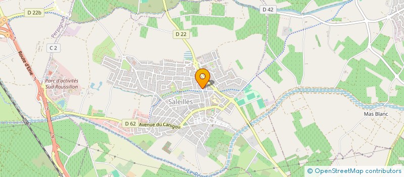 localisation de l'entreprise MONSIEUR JULIEN RENOUARD  SALEILLES