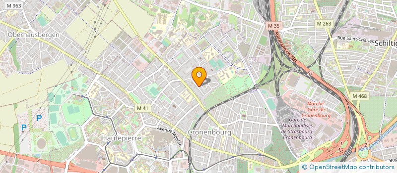 localisation de l'entreprise MONSIEUR JULIEN RENOUF à STRASBOURG