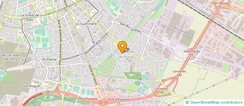 localisation de l'entreprise MONSIEUR JULIEN RESTOUT  CORMELLES-LE-ROYAL