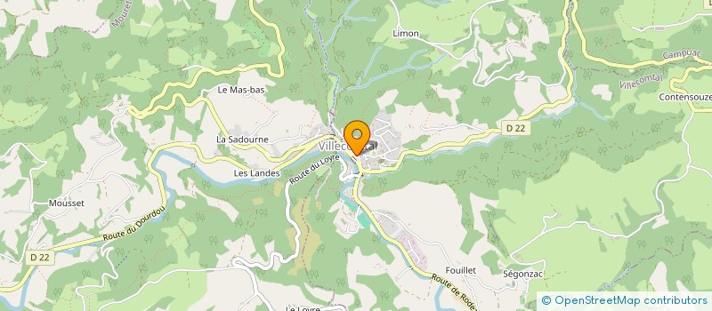 localisation de l'entreprise MONSIEUR JULIEN RETHORE  VILLECOMTAL