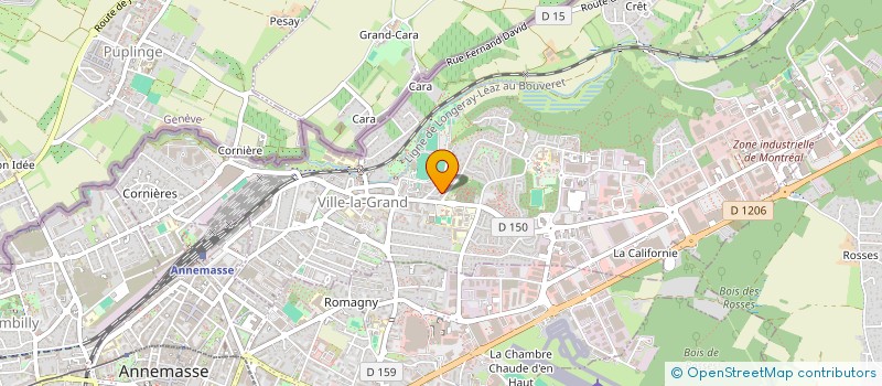 localisation de l'entreprise MONSIEUR JULIEN REYMOND  VILLE-LA-GRAND