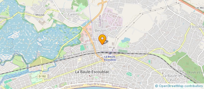 localisation de l'entreprise MONSIEUR JULIEN RIALLAND à LA BAULE-ESCOUBLAC