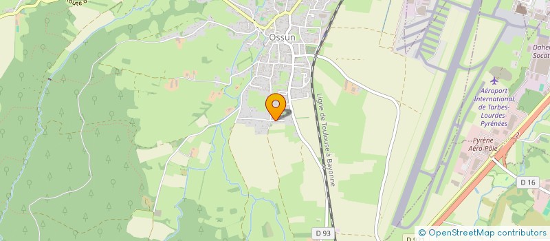 localisation de l'entreprise MONSIEUR JULIEN RIBEIRO  OSSUN