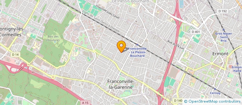 localisation de l'entreprise MONSIEUR JULIEN RIBEL  FRANCONVILLE LA GARENNE