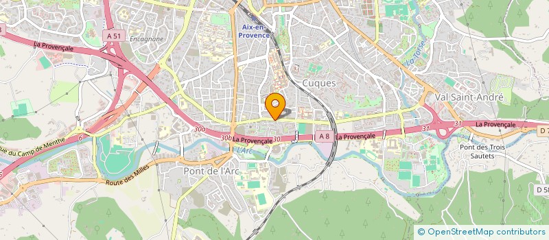 localisation de l'entreprise MONSIEUR JULIEN RIBES  AIX EN PROVENCE