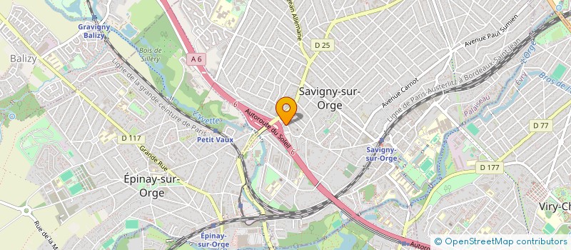localisation de l'entreprise MONSIEUR JULIEN RIBEYROL à SAVIGNY-SUR-ORGE
