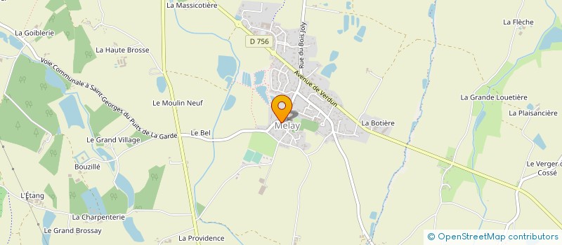 localisation de l'entreprise MONSIEUR JULIEN RIBOT  CHEMILLE-EN-ANJOU