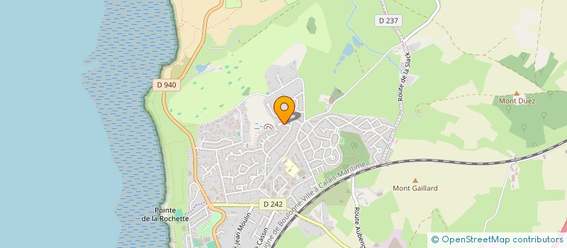 localisation de l'entreprise MONSIEUR JULIEN RIBREUX  WIMEREUX