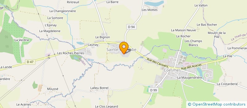 localisation de l'entreprise MONSIEUR JULIEN RICHARD à SAINTE-COLOMBE