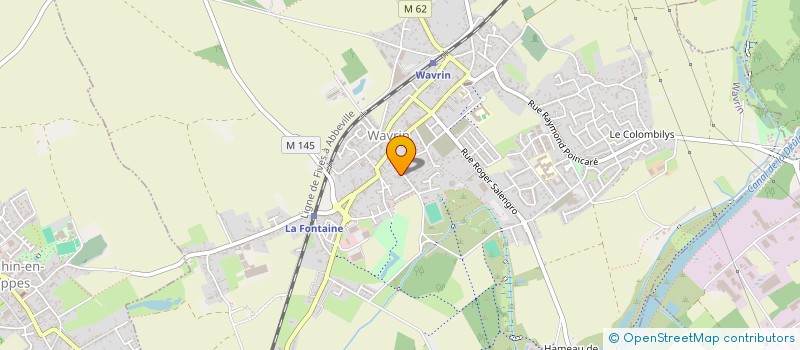 localisation de l'entreprise MONSIEUR JULIEN RICHARD  WAVRIN