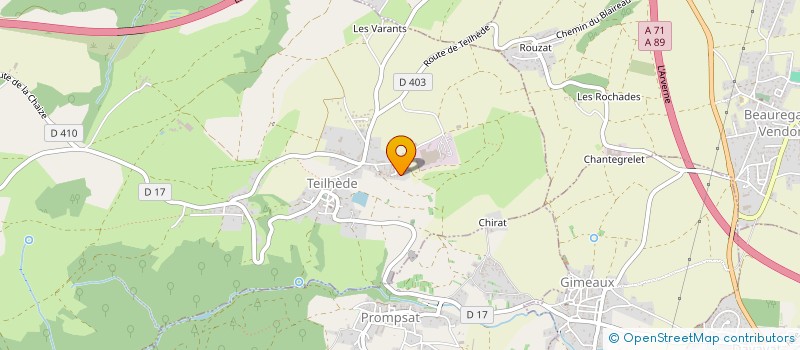 localisation de l'entreprise MONSIEUR JULIEN RICHARD  COMBRONDE