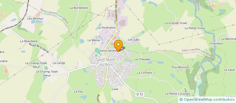 localisation de l'entreprise MONSIEUR JULIEN RICHARD  SAINT-MALO-DU-BOIS