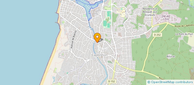 localisation de l'entreprise MONSIEUR JULIEN RICHOUX  CAPBRETON