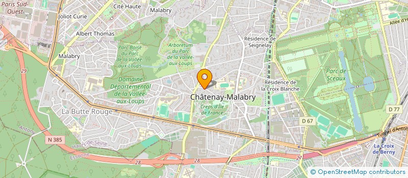 localisation de l'entreprise MONSIEUR JULIEN RIGOIS  CHATENAY-MALABRY