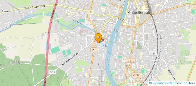 localisation de l'entreprise MONSIEUR JULIEN RIMBEAU  CHATELLERAULT