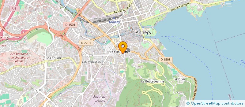 localisation de l'entreprise MONSIEUR JULIEN RIOU à ANNECY