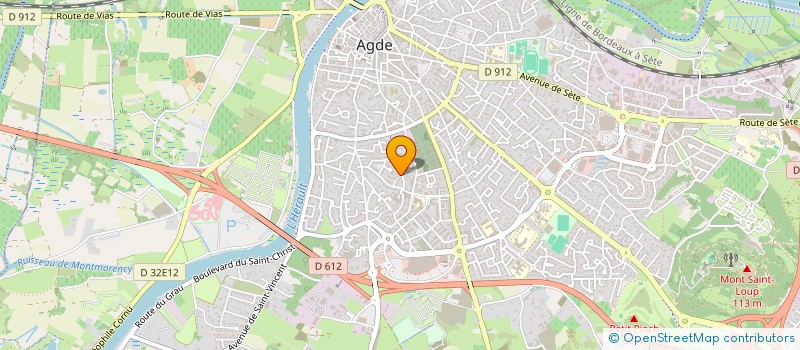 localisation de l'entreprise MONSIEUR JULIEN RIQUIER à AGDE