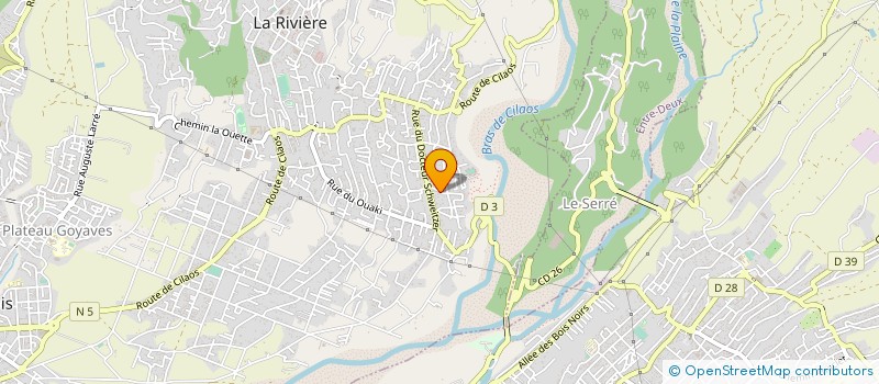 localisation de l'entreprise MONSIEUR JULIEN RIVIERE à SAINT-LOUIS