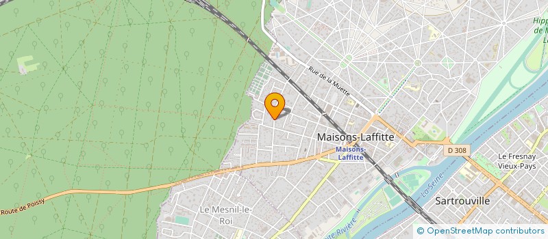 localisation de l'entreprise MONSIEUR JULIEN ROBBERECHTS  MAISONS-LAFFITTE