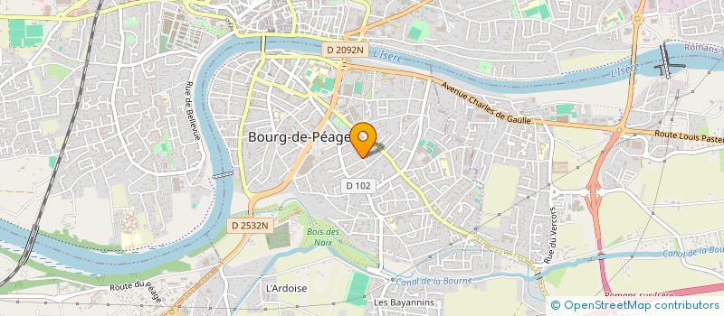 localisation de l'entreprise MONSIEUR JULIEN ROBERT à BOURG-DE-PEAGE