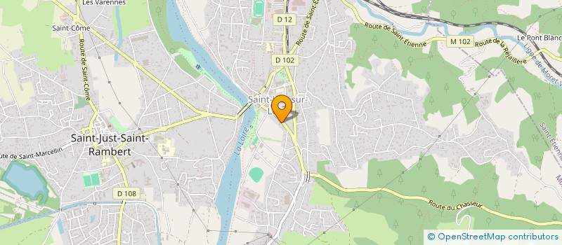 localisation de l'entreprise MONSIEUR JULIEN ROBERT  SAINT-JUST-SAINT-RAMBERT