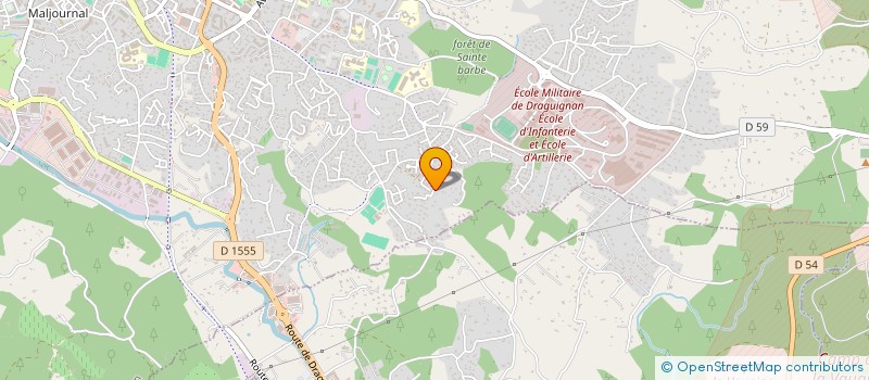 localisation de l'entreprise MONSIEUR JULIEN ROBERT  DRAGUIGNAN