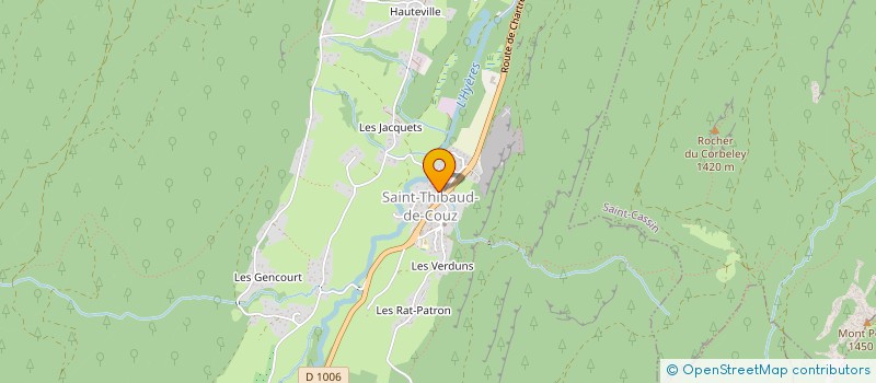 localisation de l'entreprise MONSIEUR JULIEN ROBERT  SAINT-THIBAUD-DE-COUZ