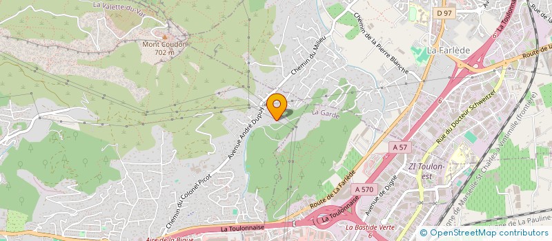 localisation de l'entreprise MONSIEUR JULIEN ROBERT  TOULON