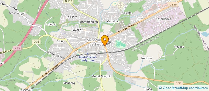 localisation de l'entreprise MONSIEUR JULIEN ROBERT à SAINT-VINCENT-DE-TYROSSE